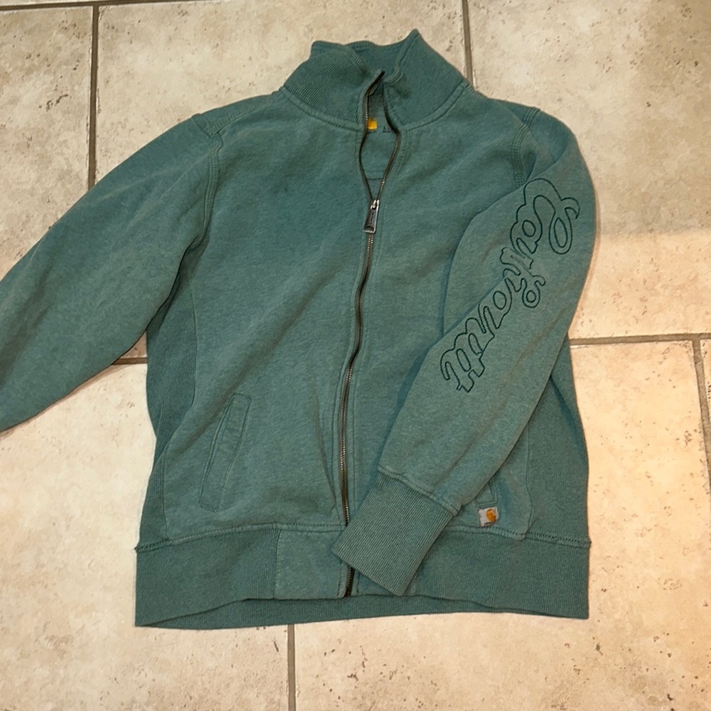 Carhartt zip up jacket, children’s L